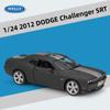 WELLY 1/24 DODGE 2012 Challenger SRT Alloy Sports Car Model Diecasts Metal Vehicles High Simulation Car Model Toys for Kids Gift