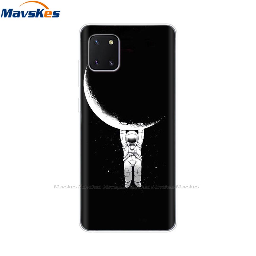 TPU Case for Samsung Galaxy Note 10 Lite Cases Silicon Cute Cat Phone Coque for Samsung Note10 Lite Plus SM-N770F/DS Cover Mask