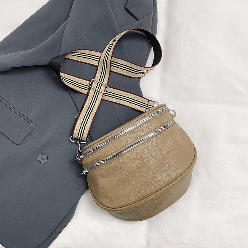 Chic Versatile Pu Leather Small Square Bag Stylish Retro Japanese Design Casual Shoulder Bag