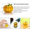 Desktop Paperweight Glass Pumpkin Exquisite Mini Glass Pumpkin Glass Pumpkin Figurines for Fall Harvest Thanksgiving