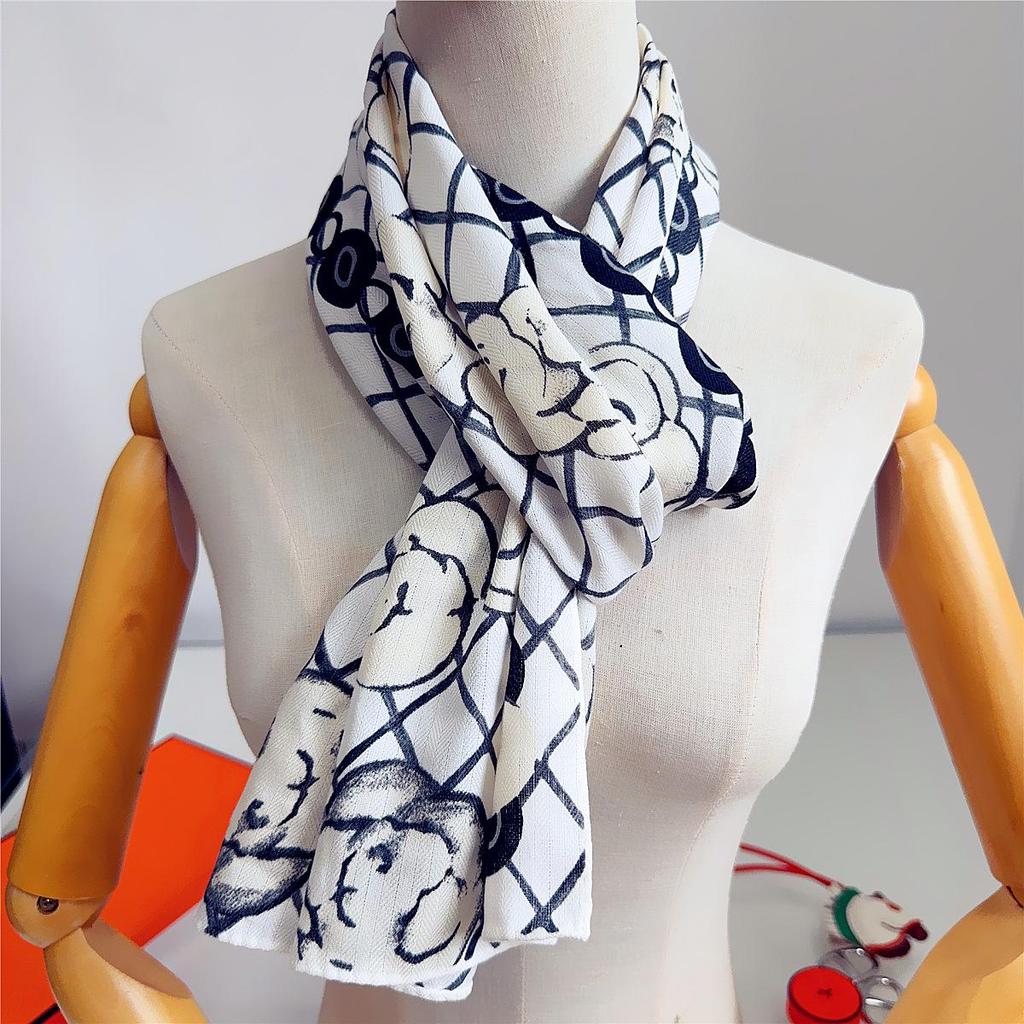 Herringbone Velvet Scarf: Winter, Versatile, Thickened, Hand-Rolled Edges, Small & Long