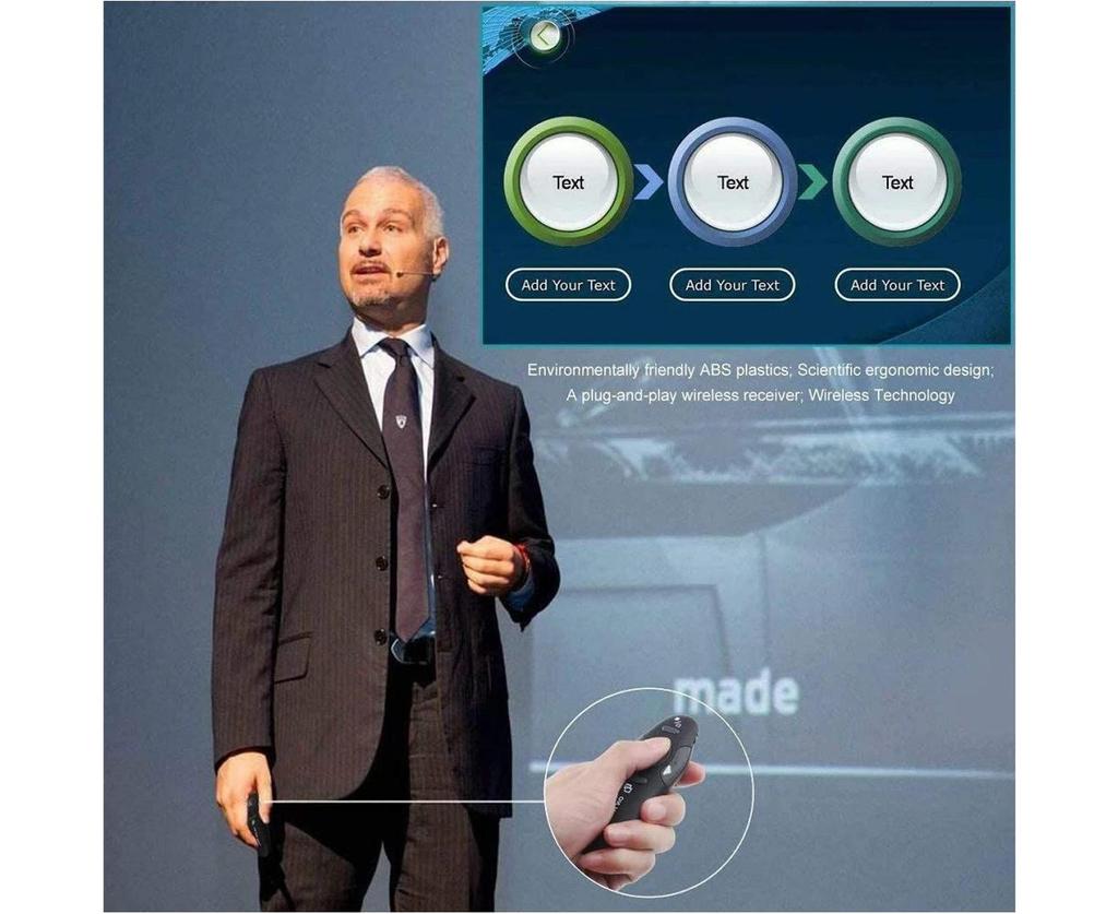 Wireless Presenter Remote Usb Presentation Remote Control Powerpoint Presentation Clicker For Keynote Ppt Mac Pc