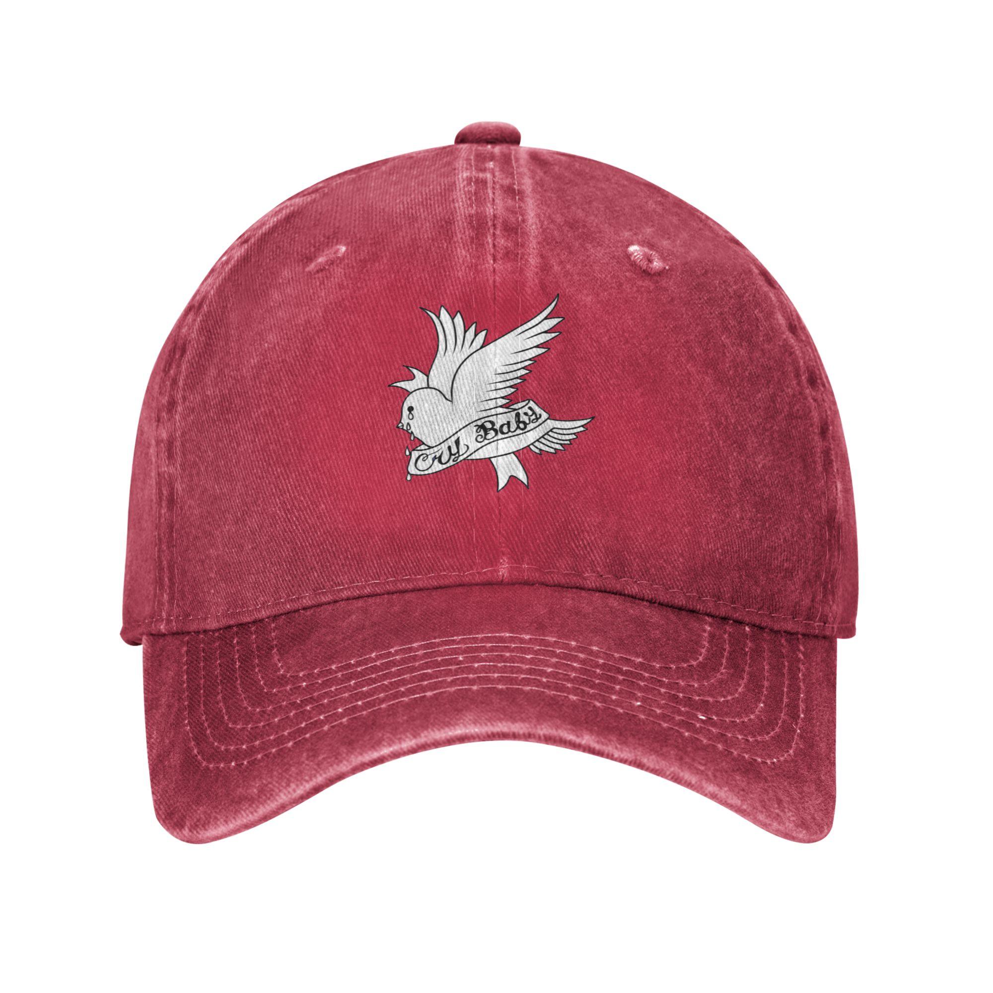 lil peep Going To Work Or School Baseball cap Upf Fashionistas Denim Sports Cap One Size