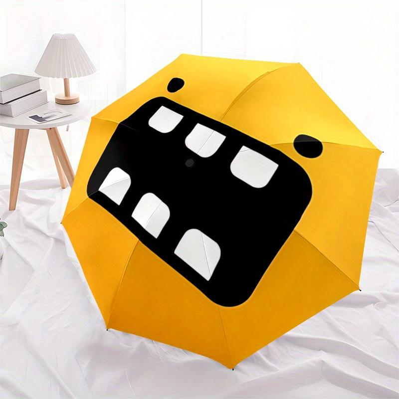 1pc Movie Filmstrip Automatic Open/Close Umbrella Sturdy Iron Frame, Compact Travel Umbrella - Perfect Gift for Women, Men, Birthdays081