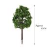80Pcs 3.5cm HO OO Scale Model Trees Train Railroad Layout Diorama For Wargame Scenery