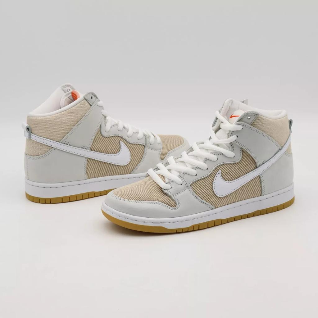 DA9626-100 Nike SB Dunk High Pro ISO Orange Label Unbleached Natural (Men's)
