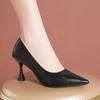 Damenschuhe Damenmode Spitz zulaufende Stilettos Lady Klassischer Komfort Frühling & Sommer Absatzschuhe ab692