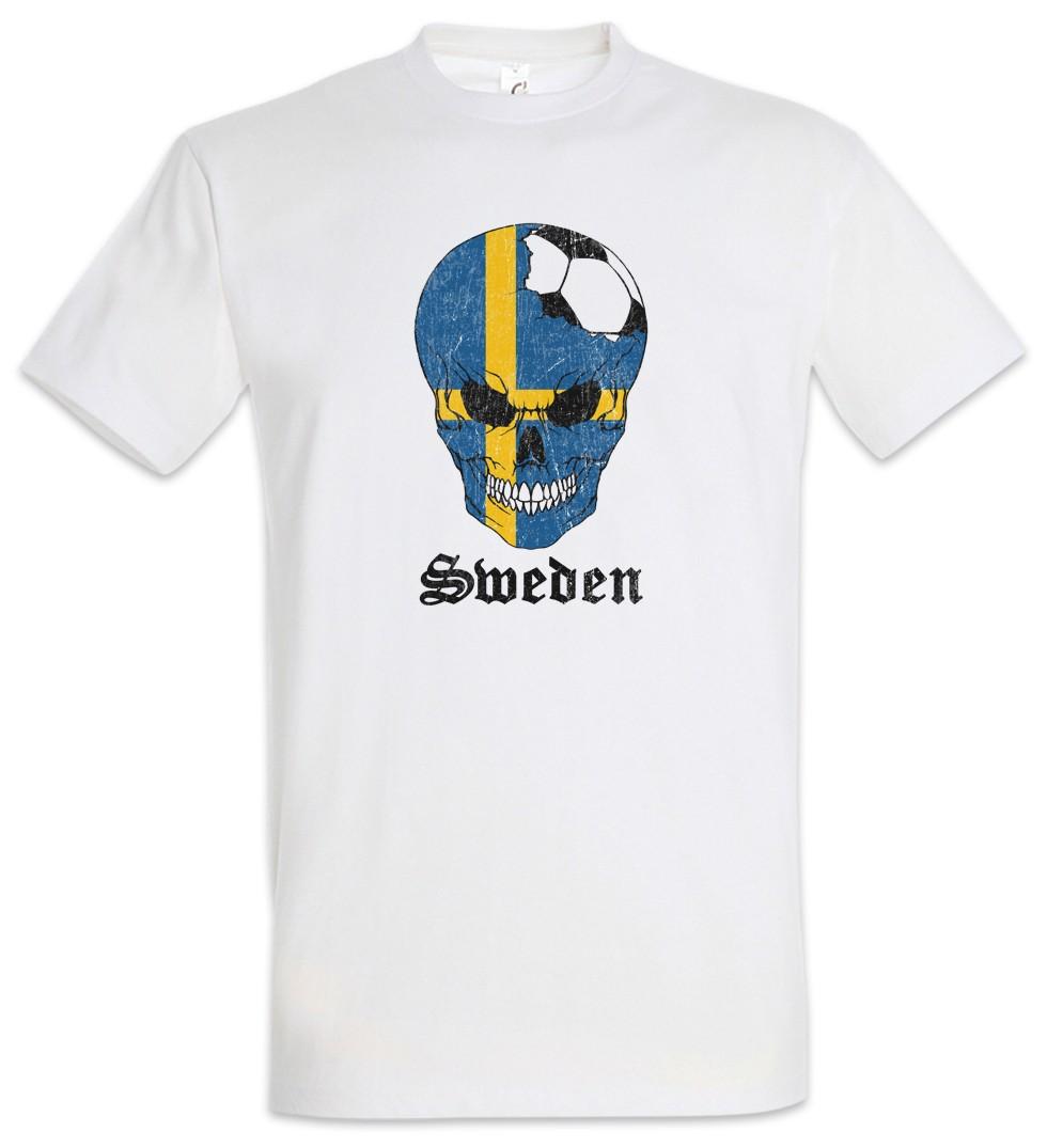 Sweden Football Comet Men s T-Shirt Mens Womens Tees Top Sweden Swedish Flag Swedish 4XL