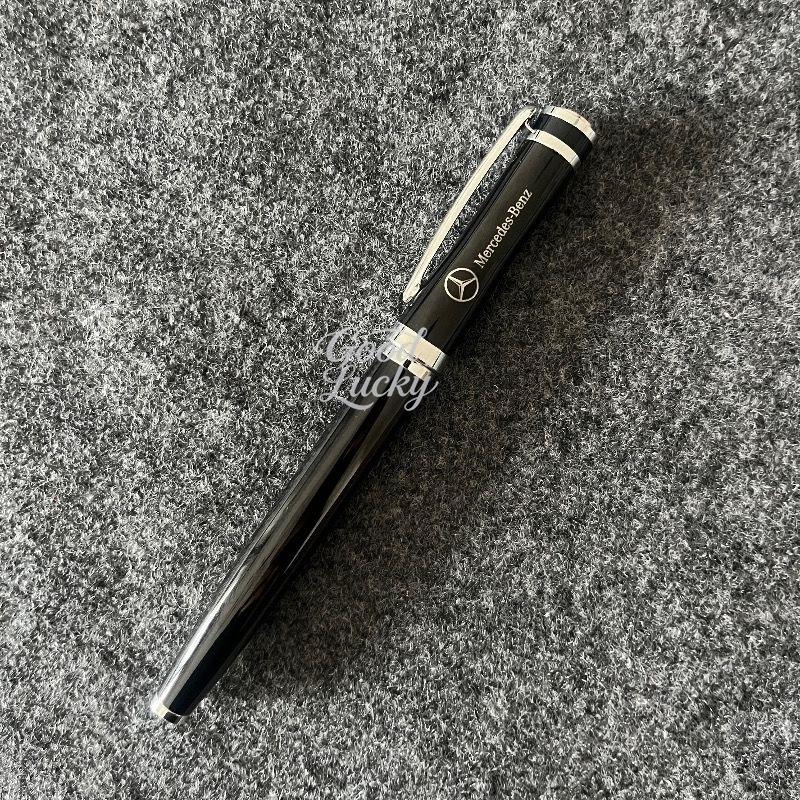 CQT1 New Emblem Metal Mercedes Benz Engraved Fountain Pen Gifts Souvenirs Signature Pens Business Ballpoint Pen School Supplies