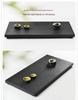 Wu Jin Shi Stone Tea Tray: Compact Gongfu Set with Drainage