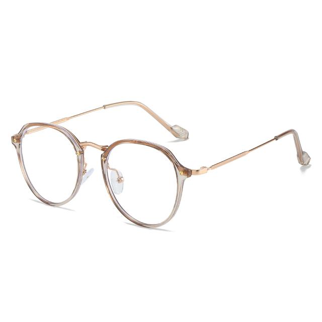 Women Men Polygon Optical Glasses With Prescription Fashion Uv400 Anti Blue Rays Shortsighted Eyewear Diopter 0 -0 .5 -1 .0 To -6