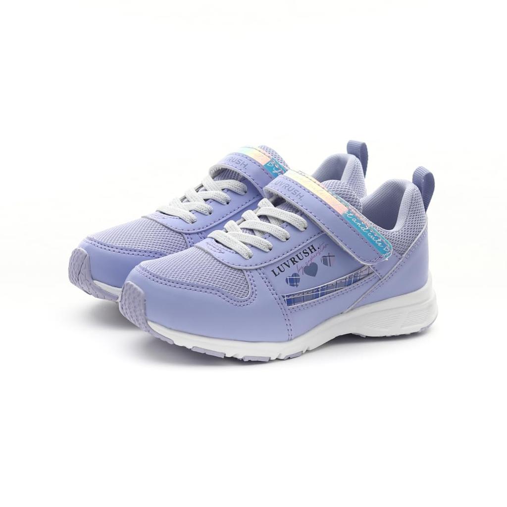 Sneakers for Both Sunny and Rainy Days LV1158 Girls Purple Cm 2E [Superstar] 23.0