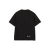 Li Ning X Jackie Chan Kung Fu Series Solid Color Loose Short Sleeve T-Shirt Men T-Shirts Black AHSR889-2