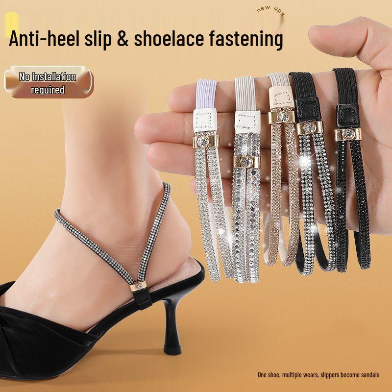 Slip-On Heel Straps: Anti-Drop Solution for Women's Shoes & Sandals