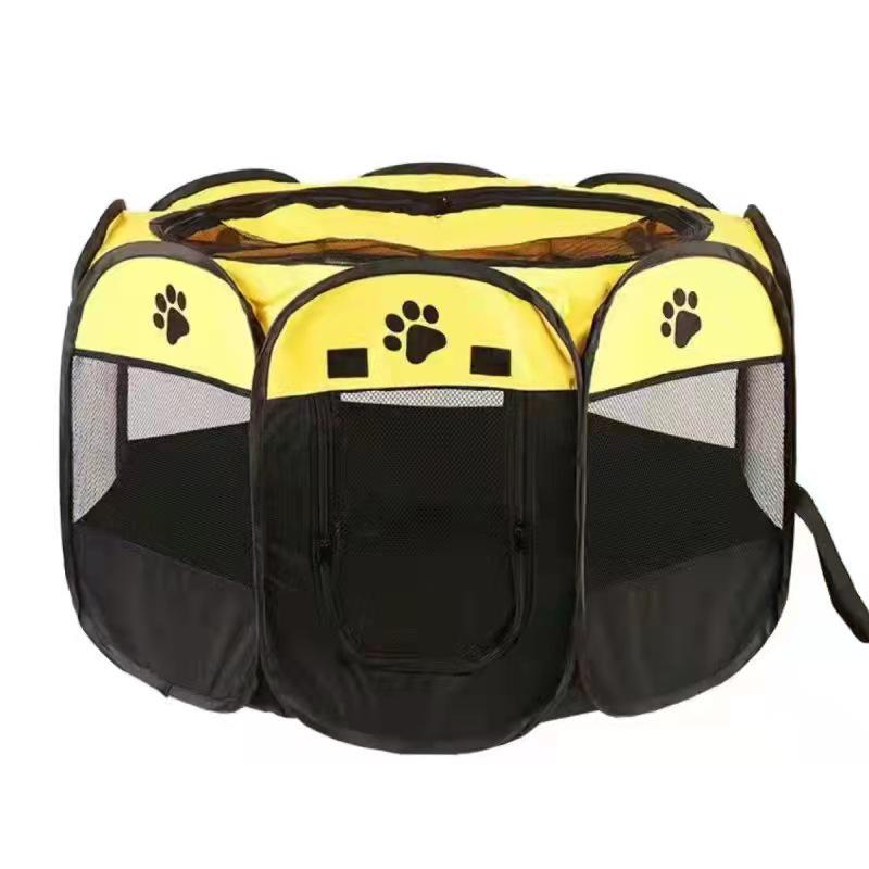 Octagonal Scratch-Resistant Foldable Pet Tent & Fence for Dogs and Cats
