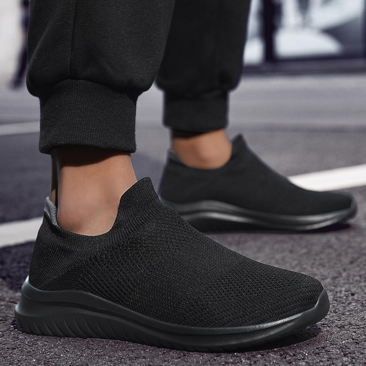 

Модные мужские кроссовки, удобная спортивная обувь, амортизирующие кроссовки для бега, легкие кроссовки для бега, большие размеры 35-45 45 чёрный