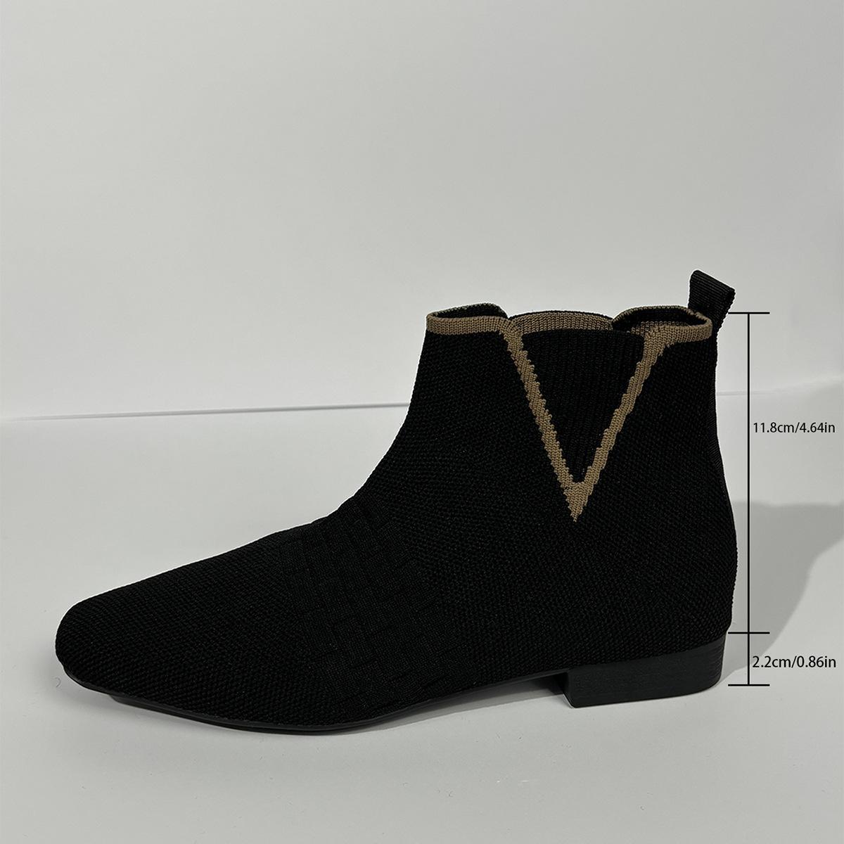 

Европейские и американские весенне-осенние большого размера с квадратным носком короткие носки ботильоны женские трансграничные дышащие эластичные рукава тонкие короткие ботильоны 37 чёрный