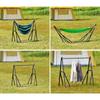 Captain Stag Ud 2019 [steel Pole 3 Way Hammock Set With Storage Bag  Green Blue]