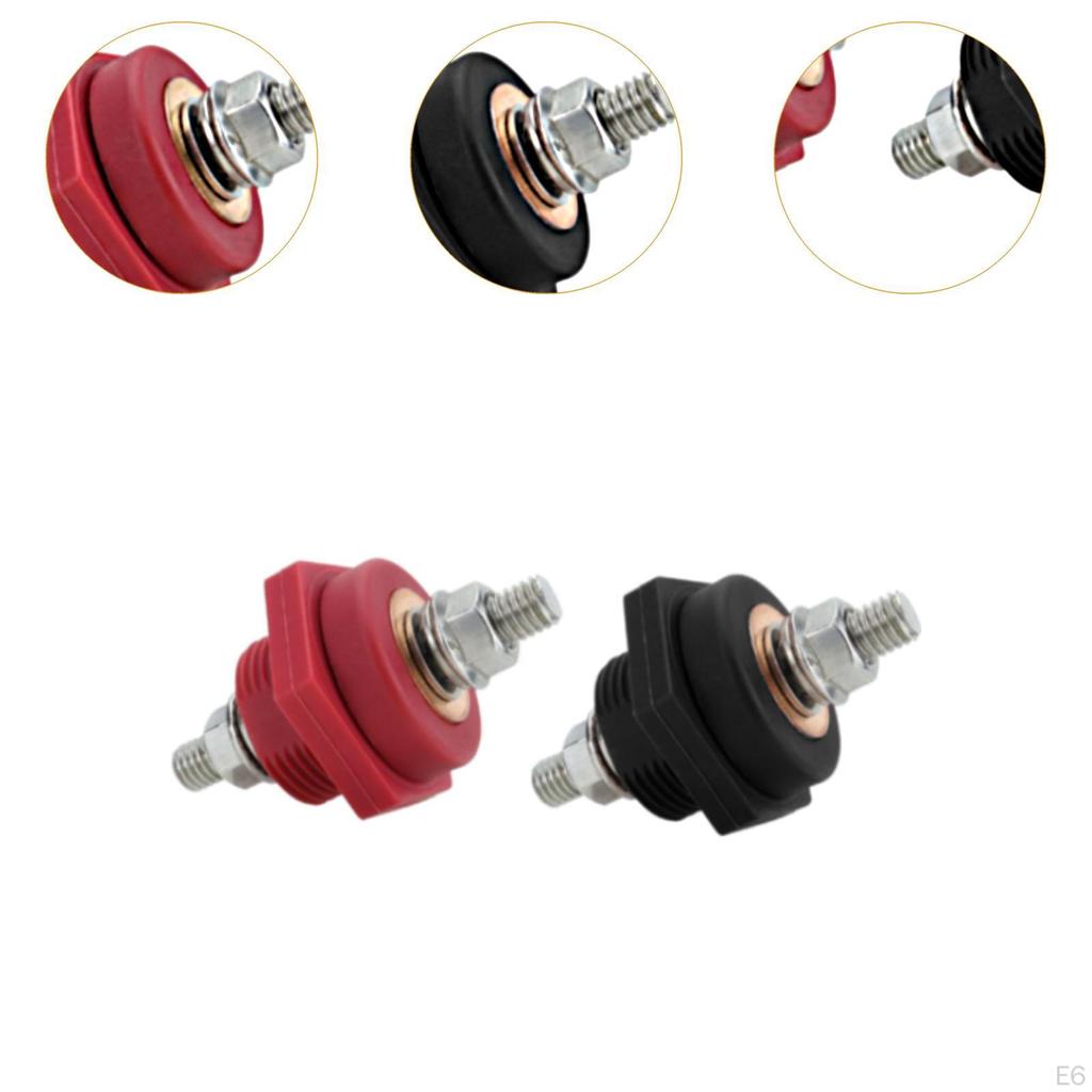 3/8" Thru Panel Battery Terminal Connector High Performance Stud