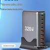 200W High-Power Multi-Port GaN Charger with PD100W Fast USB Charging for Mobile Phones