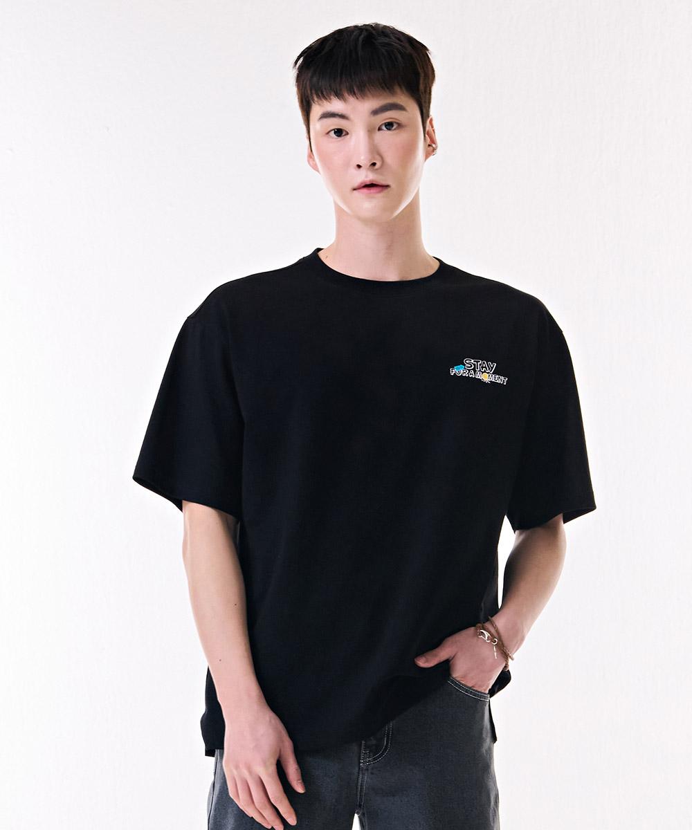 Chase Cult Unisex Back Graphic Short Sleeve T-Shirt-Dbru5826D03 Black/90