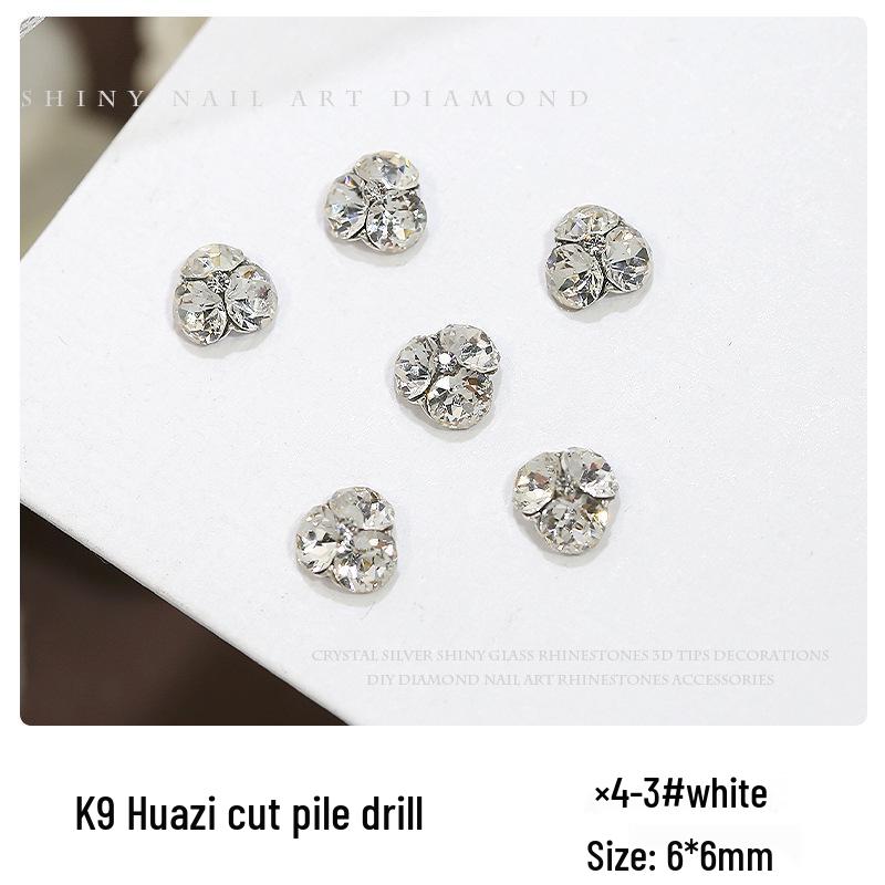 

K9 Кристалл для нейл-арта - Многогранный 33 Алмаз Шиюэ Сплав Украшение для ногтей