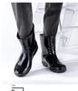 Men's Extra Large Waterproof Non-Slip Fishing Boots: Thick, Wear-Resistant, Warm, High-Cut Rain Boots