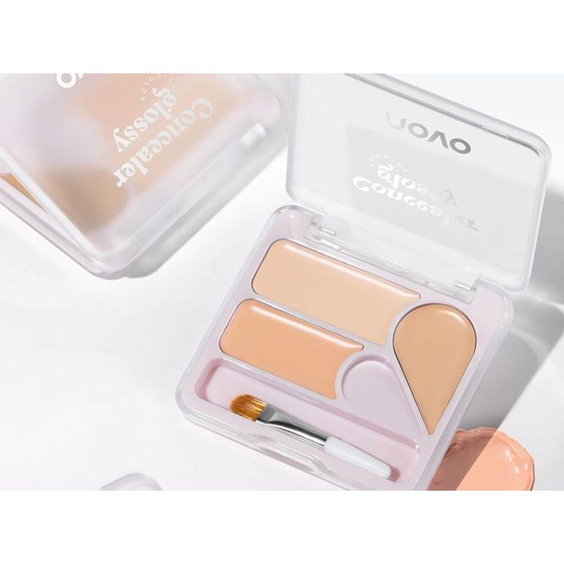 NOVO - Glossy Flawless 3-Color Concealer - 2 Types