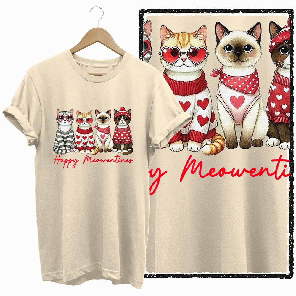 COOLMIND 100% cotton BEIGE cat print exclusive graphic women T shirt big size loose cotton cat lover women tshirt LOVELY cat tee