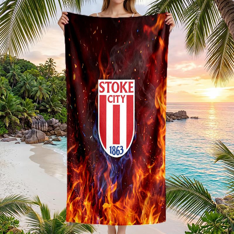 Southampton Football Beach Towel Soft Microfiber Summer Towel Quick Dry Absorbent Towel for Beach Swimming Pool Travel