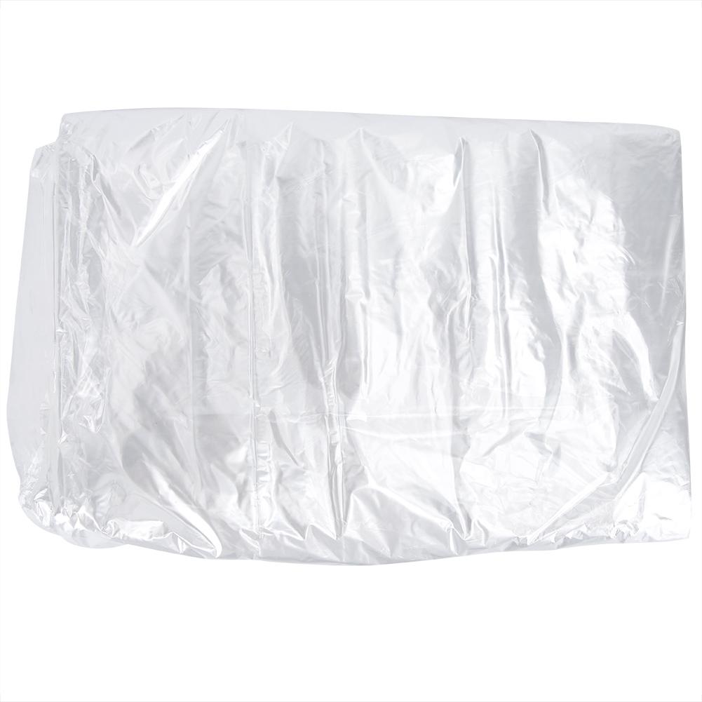 50Pcs Disposable SeE Through Clothes Dust Bags Dry Cleaning Garment Clothes Covers