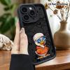 Phone Case: 2D flat design, suitable for iPhone 18, 17, 16, 15, 14, 13 Pro protective cases, trendy cool hoodie little duck, perfect Christmas and Hal