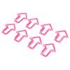 100Pcs Paper Clips Cute Unique Shape Electroplating Process Lightweight Portable Metal Paperclip
