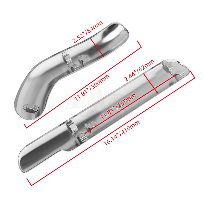 Motorrad Auspuffrohr Änderung Hitzeschild Anti-verbrühen Abdeckung Für Honda Shadow VT750 VT400 1997-2003