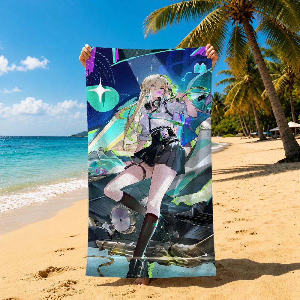 Game Lynae Towel Towel Soft Pool Gift For Travel Gym Shower Cool Camping Quick Dry Sports Large Beach Towel