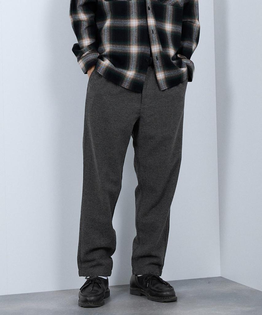 Dickies Men's Easy Pants with Elastic Waist, Drawstring, Pockets, Wool Blend, Brown, Size M