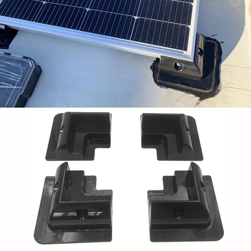 4PCS RV Solar Panel Mounting Fixing Bracket Kit RV Roof Top Solar Supporting Holder For Caravan Camper Boat Motorhomes