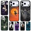 Moon Witch Horror Shockproof Phone Case for iPhone 17 Air 16e 15 11 12 14 13 Pro Max Cover Coque