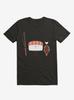 Sushi Catch Of The Day Black T-Shirt
