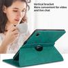 Coque pour iPad Pro 11 Pouces (2022/2021/2020/2018) Protection Rotative Motif Arbre Synthécuir Vert