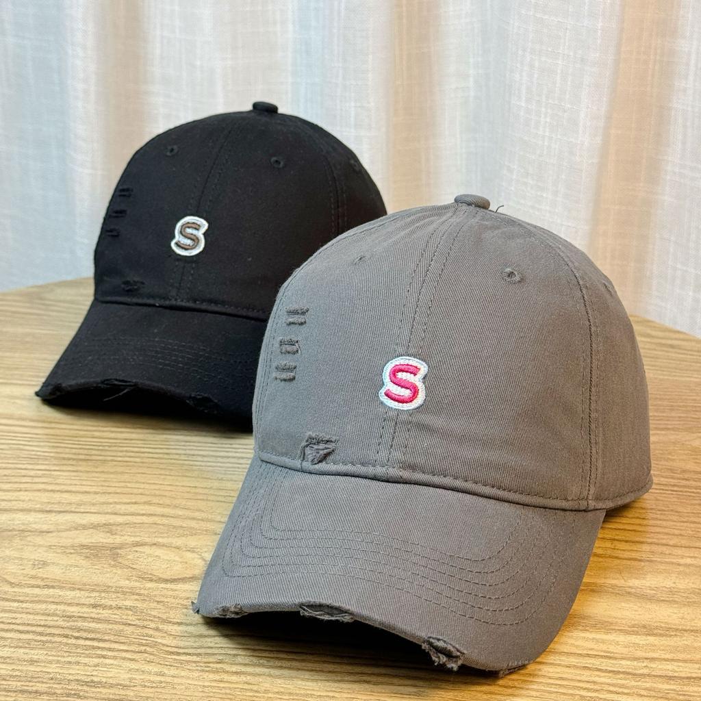 Letter Embroidered Baseball Cap for Women, New Spring/Summer Versatile Hat, Korean Style Wide Brim Duckbill Cap that Makes the Face Look Smaller