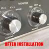 4Pcs Silver Color Aluminum Rotary Electronic Control Opener Knob Cover for REVOX A77 A76 A78 Switch Knob