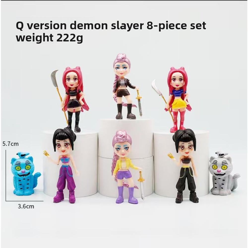 Vânătorii de Vrăjitoare K-Pop Cap Mare Ediția Q Model Figurină Rumimi Cutie Oarbă Păpușă de Jucărie de Maree Ornament