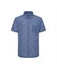 Dagseusyeocheu Cotton Blend Small Check Casual Short Sleeve Shirt Regular Fit_Dls2Shcs414N1