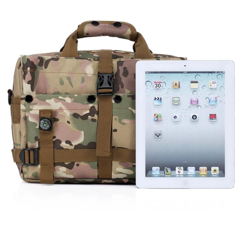 Borsa Tattica per Laptop Chenhao: Borsa a tracolla e per fotocamera in stile militare