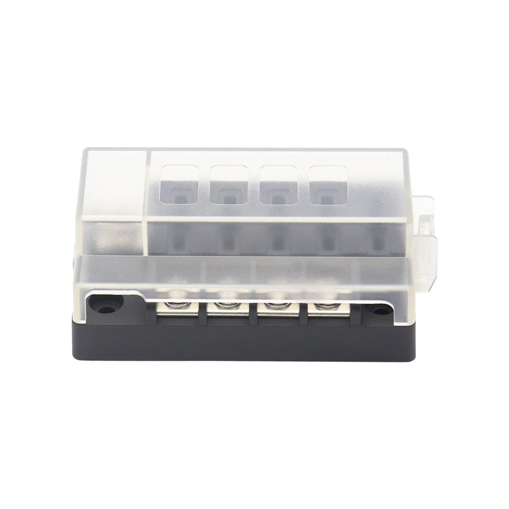 32V 4-Way Compact Fuse Box with Single Input and 4 Output For Car Marine Boat RV