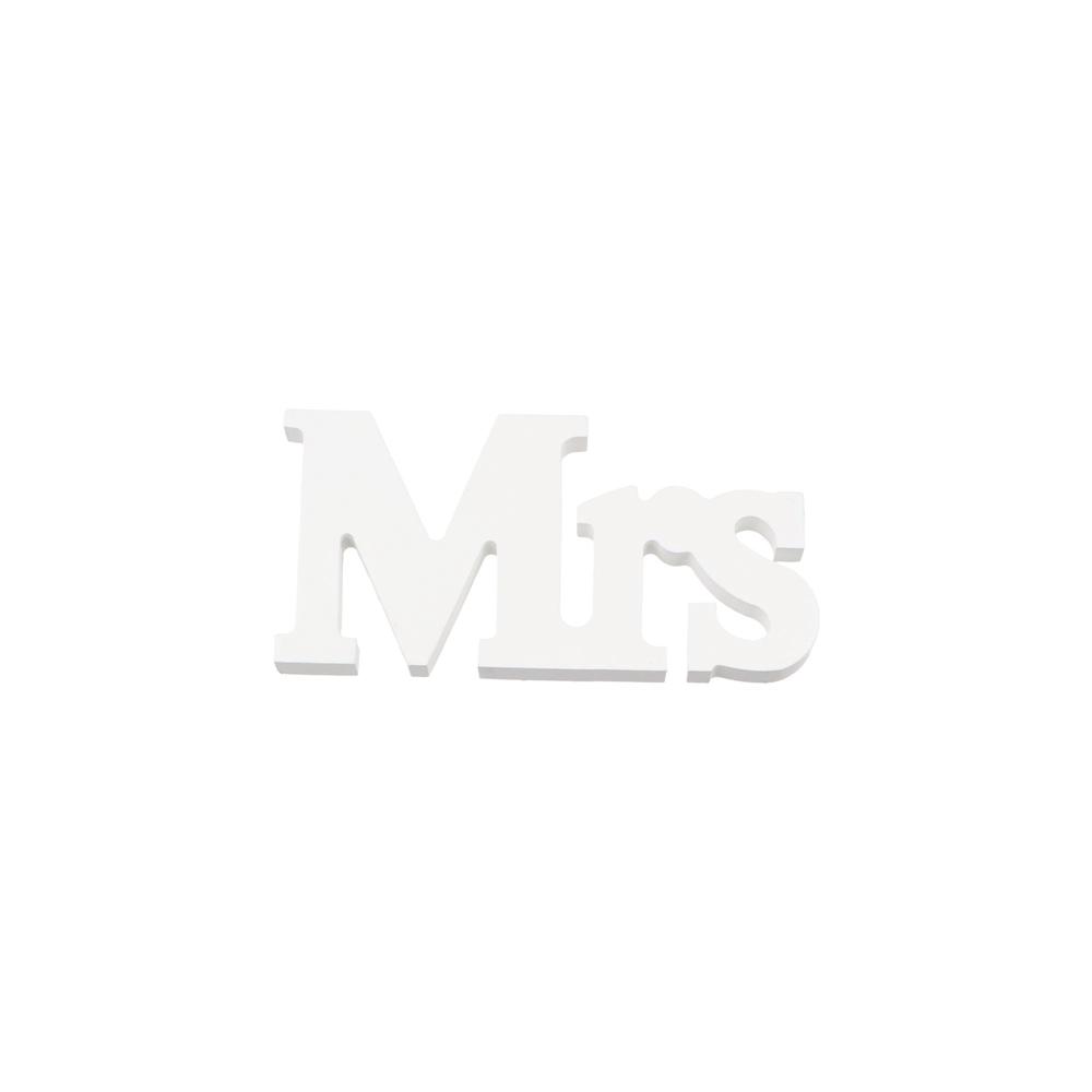 3Pcs/set Sign Mr & Mrs Wooden Ornaments Wedding Decoration Decoration Props  Married Party