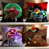Popular MMetroider Cushion Cover Soft Washable Pillow Case Multi-Scene for Couch Bed Travel Office Use