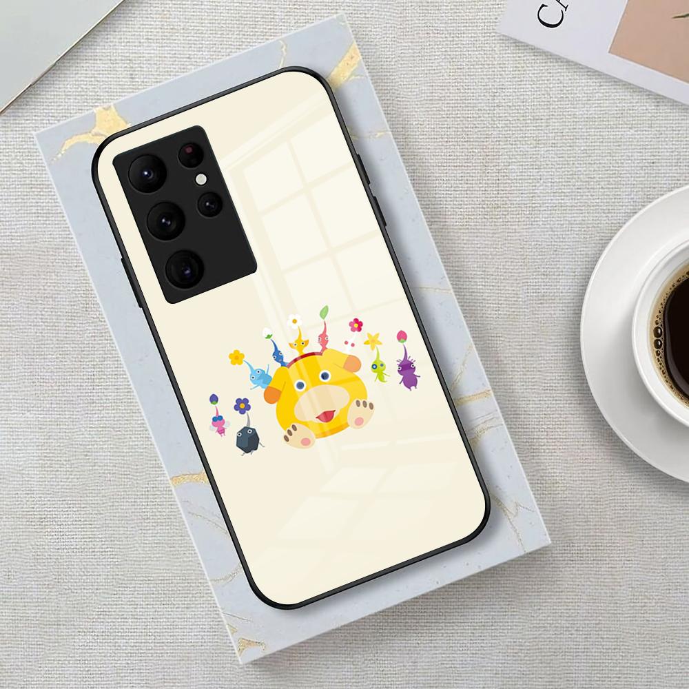 Game Pikmin 4 Phone Case For Samsung S25 Edge Ultra 23 22 21 20 Ultra Plus S24 Fe A54 53 25 Glass Cover