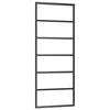 VidaXL Porte coulissante avec kit de quincaillerie 76x205 cm Verre ESG, porte coulissante sur rail, porte coulissante 3332827